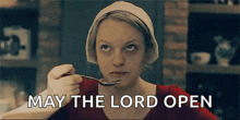 Handmaids Tale Eating GIF - Handmaids Tale Eating Offred GIFs