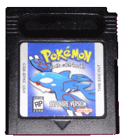a game boy cartridge for pokemon sapphire
