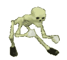 skeleton dancing fast speedy moves