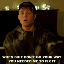 When Shit Dont Go Your Way You Needed Me To Fix It Carson Lueders GIF - When Shit Dont Go Your Way You Needed Me To Fix It Carson Lueders You Broke Me First GIFs