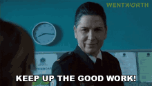 Keep Up The Good Work Governor Joan Ferguson GIF - Keep Up The Good Work Governor Joan Ferguson S2e1 GIFs