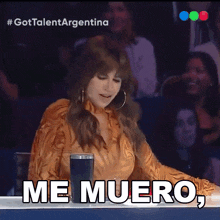 Me Muero Me Muero Flor Peña GIF - Me Muero Me Muero Flor Peña Got Talent Argentina GIFs