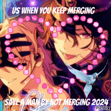 us when you keep merging save a man by not merging 2024 picture