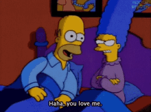 Love The Simpsons GIF - Love The Simpsons Haha You Love GIFs