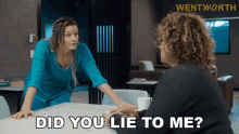 Did You Lie To Me Karen Proctor GIF - Did You Lie To Me Karen Proctor Wentworth GIFs
