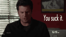 psych james roday shawn spencer suck it you suck it