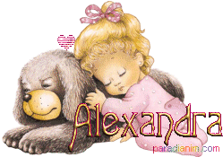 Alexandra Alexandra Name Sticker - Alexandra Alexandra Name Puppy Stickers