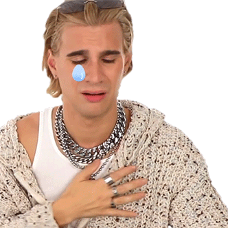 Crying Brad Mondo Sticker - Crying Brad Mondo Tears Falling Stickers