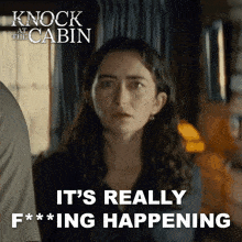 Its Really Freaking Happening Adrienne GIF - Its Really Freaking Happening Adrienne Knock At The Cabin GIFs