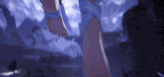 a close up of a person 's feet in a purple background