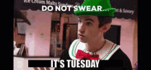 Tuesday No Swearing GIF - Tuesday No Swearing No Swear Tuesday GIFs