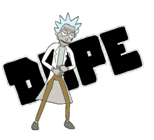 dope rick and morty