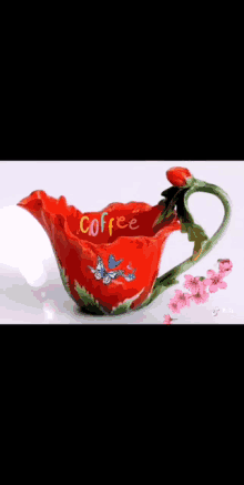 Coffee Flower Cup GIF