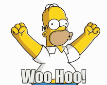 Woohoo Yes GIF - Woohoo Yes Homer GIFs
