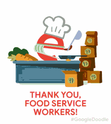 thank you food service workers essential employee chef cook baker