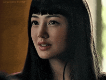 a close up of a woman 's face with the words justjaycee tumblr visible