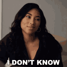 I Dont Know Brittany Pitts GIF - I Dont Know Brittany Pitts The Game GIFs
