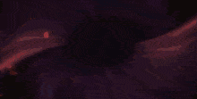 a glowing red object with a white circle in the middle