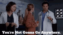greys anatomy andrew deluca youre not gonna go anywhere you are not going anywhere stay here