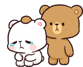 Bear Sad Sticker - Bear Sad Comfort Stickers