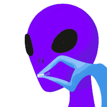 purple zip silence alien