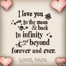 I Love You To The Moon And Back GIF - I Love You To The Moon And Back Infinity And Beyond GIFs