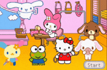 Hello Kitty Party Happy Party With Hello Kitty And Friends GIF - Hello Kitty Party Happy Party With Hello Kitty And Friends Usahana GIFs