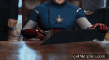 Captain America Chris Evans GIF - Captain America Chris Evans Donald Trump GIFs