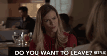 Do You Want To Leave Mallory Hanson GIF - Do You Want To Leave Mallory Hanson Brooklyn Decker GIFs