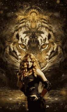 Fantasy Cool Tiger And Lady GIF - Fantasy Cool Tiger And Lady GIFs