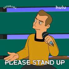 please stand up william shatner futurama kindly stand up rise from your seats