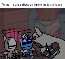 castle crashers try not to use potions on insane mode challenge
