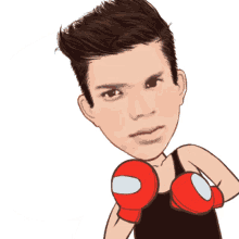 Santosh Dawar Boxing GIF - Santosh Dawar Boxing Gloves GIFs