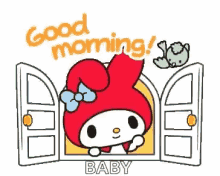 Good Morning My Melody GIF - Good Morning My Melody GIFs