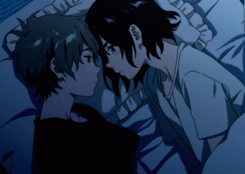 Anime Boy X Boy Kiss GIFs | Tenor