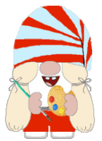 Gnome Art Class Sticker - Gnome Art Class Creating Emojis Stickers