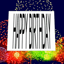 Happy Birthday Optical Illusion GIF