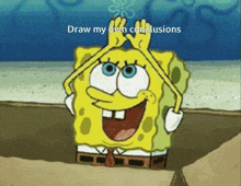 Spongebob Draw My Own Conclusions GIF - Spongebob Draw My Own Conclusions GIFs