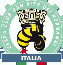 vespa club san vito dei normanni logo italia