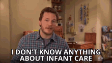 I Dont Know Anything About Infant Care Babysitting GIF - I Dont Know Anything About Infant Care Infant Care Babysitting GIFs