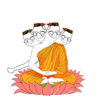 Namaste Yogi Sticker - Namaste Yogi Yoga Stickers