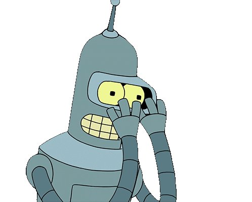 I Don'T Wanna See Bender Sticker - I Don'T Wanna See Bender Futurama Stickers