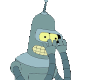 I Don'T Wanna See Bender Sticker - I Don'T Wanna See Bender Futurama Stickers