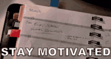 Stay Motivated And Organized GIF - Organized Motivated Stay Motivated GIFs