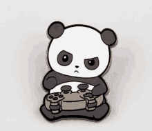 Panda Gamer GIF - Panda Gamer Kawaii GIFs