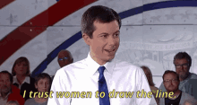 Buttigieg Pete Buttigieg GIF - Buttigieg Pete Buttigieg Draw The Line GIFs