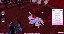 a screenshot of a video game called love sick