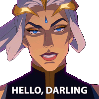 Hello Darling Evil-lyn Sticker