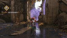 a screenshot of a video game that says secondary severance on the screen