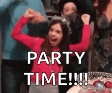 Lets Get This Party Started Yeah GIF - Lets Get This Party Started Yeah Extremely Excited Kid GIFs